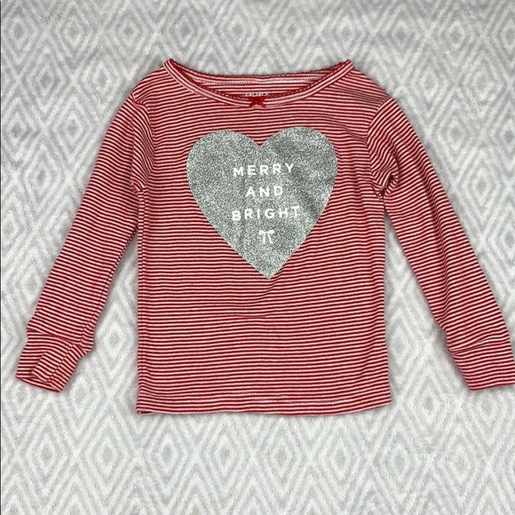 Carter's Other - 3/$5 Carter’s Merry & Bright pajama top 24M